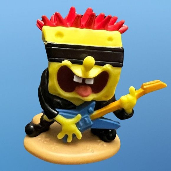 Set of 4 SpongeBob SquarePants PVC Figures 1-1.5" - Picture 4 of 6